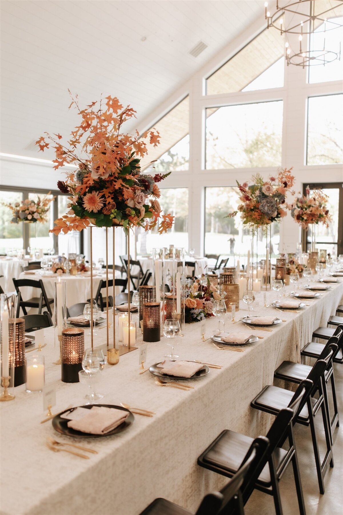 fall foliage floral design