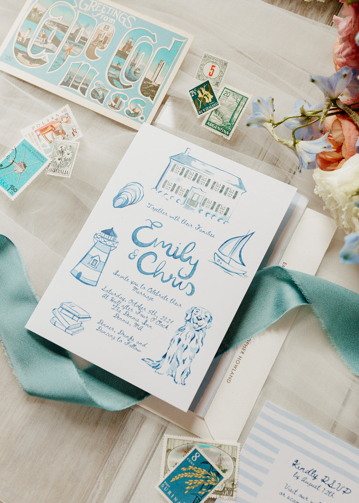 Emily Chris - Cape Code Wedding Dennis Inn - Kelly Stevens Photography-7