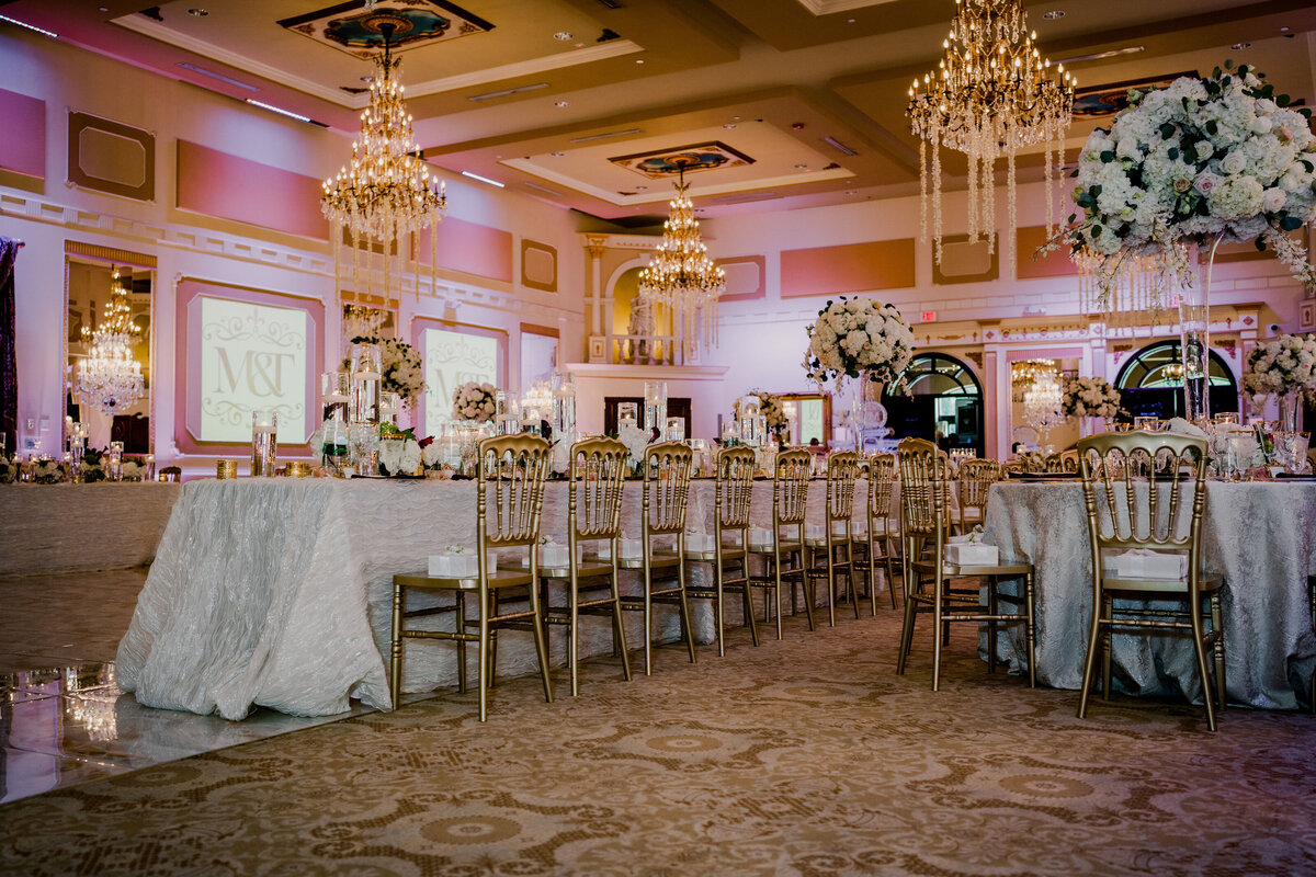 Marie + Tyler Elegant Disney weddings---  19- Reception Grand Marquis Ballroom 6