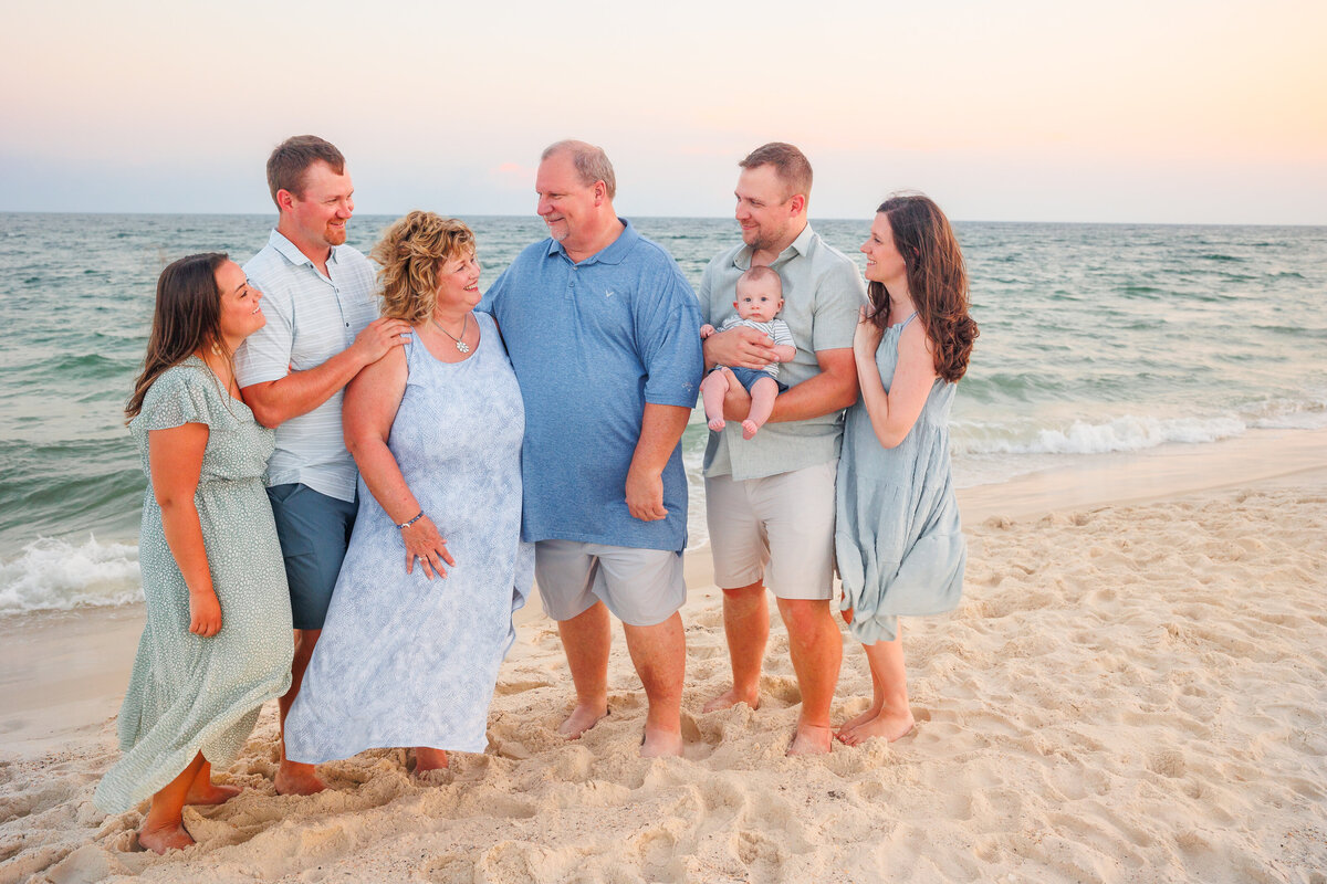Orange Beach Alabama photographer catches candid moment during photo shoot