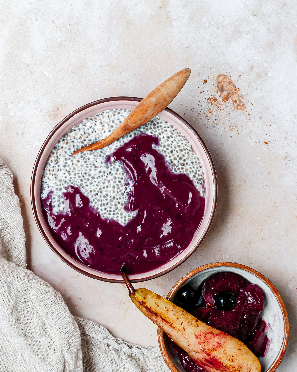 Purple and red jewled veggie bowl foodphotography 9