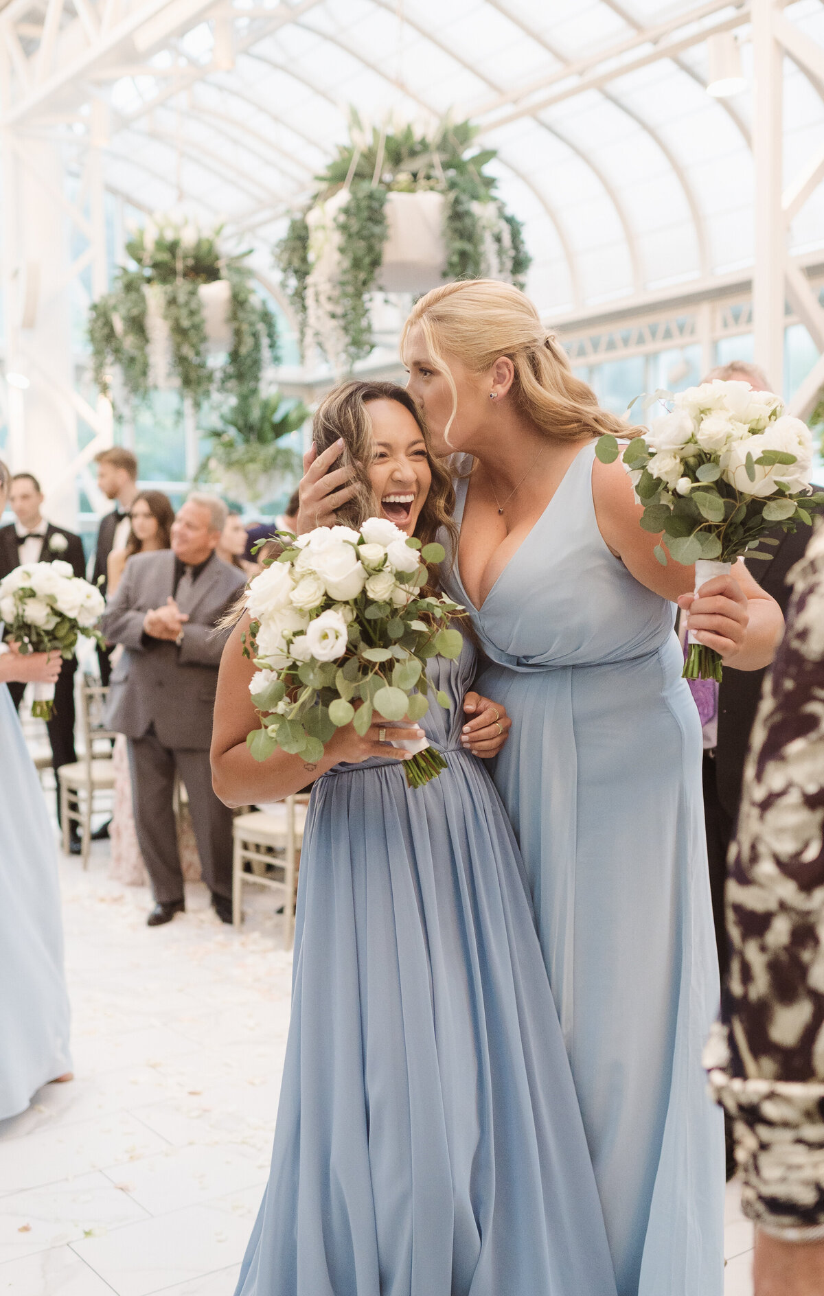 dreamy wedding photos at the madison hotel conservatory NJ