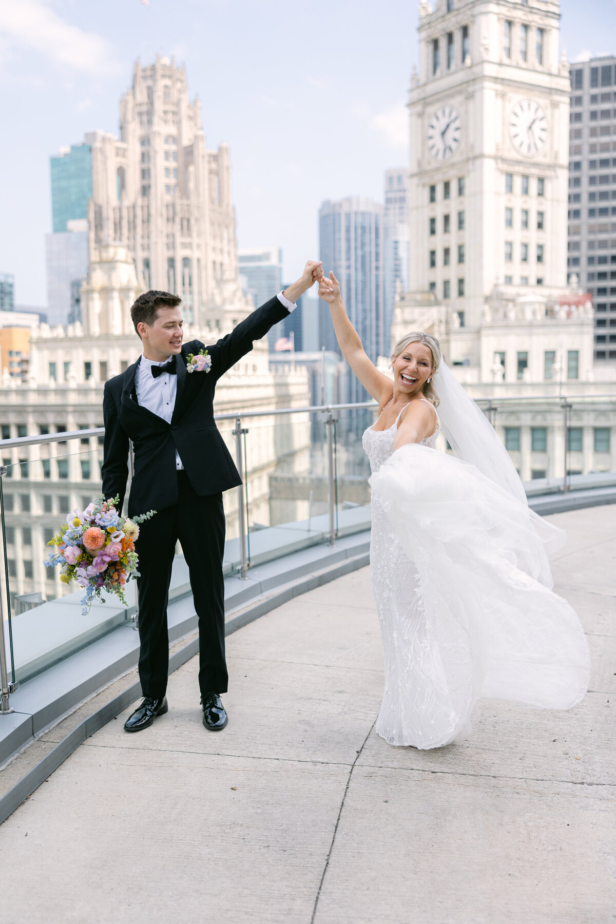 Chicago Theatre on the Lake Wedding Taylor & Eric-77