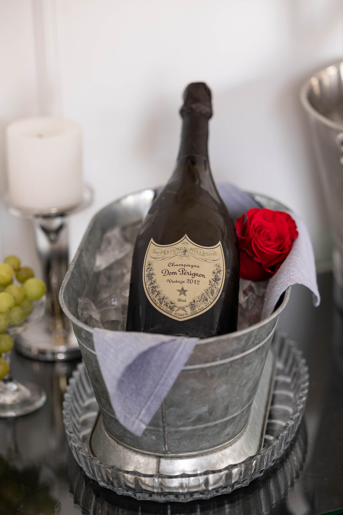 bottle of champagne Don Perignon