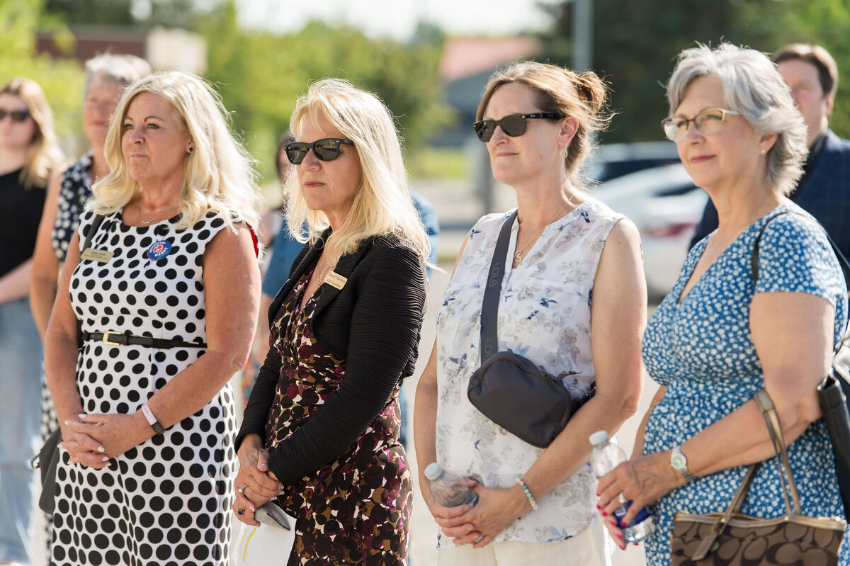 Ottawa event photos showing guests listening to speakers during the KDH CT Suite grand opening.  Captured by JEMMAN Photography COMMERCIAL
