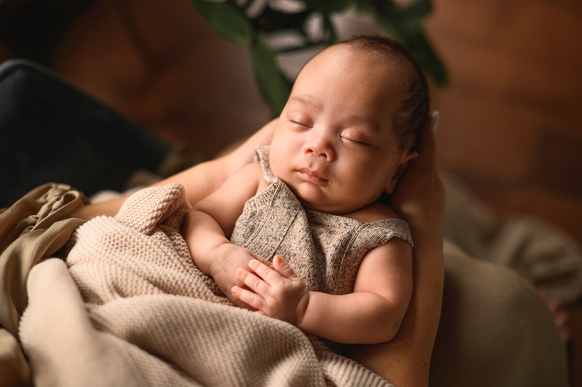 Newborn baby sleeping