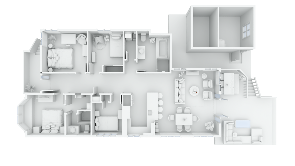 Basic 3d floorplan-Furniture
