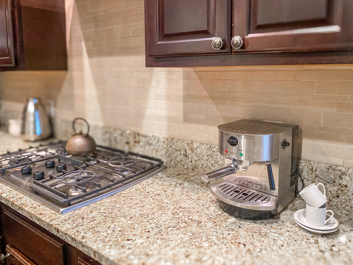 Close-up of decorative accents and neutral tones used in professional home staging