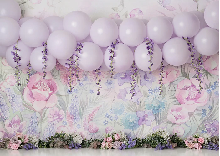 balloons Newborn Backdrop