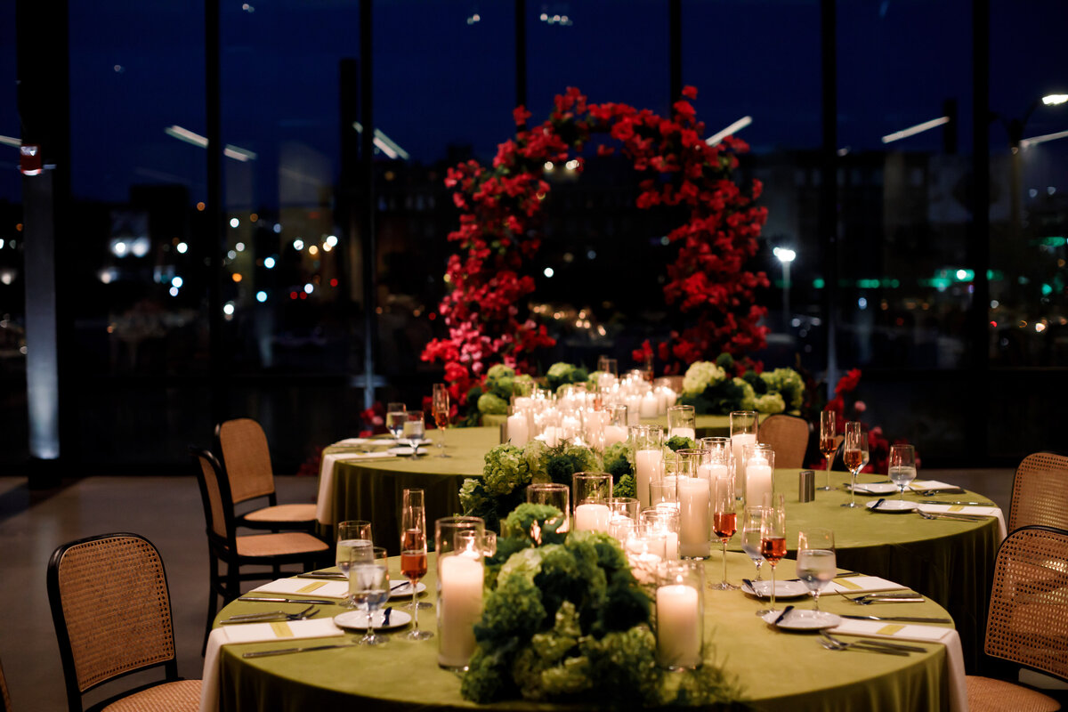 bold color block wedding gather at deer district milwaukee -89