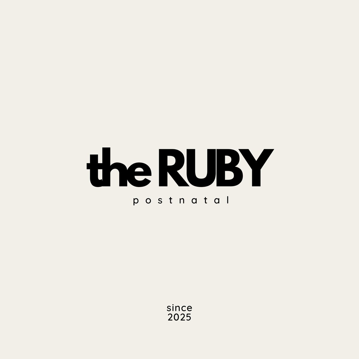 Logo of The Ruby Postnatal Retreat, a postpartum recovery retreat in Houston