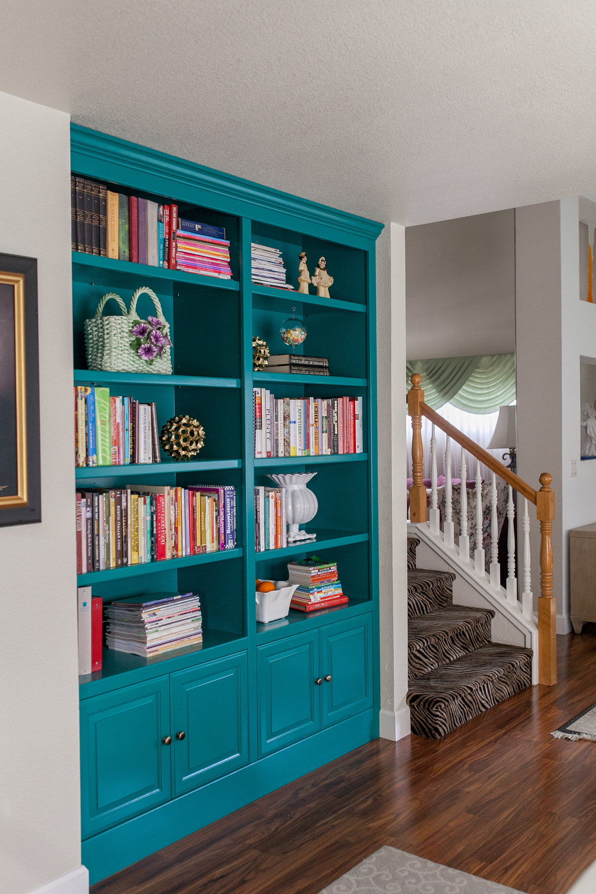 Custom Bookcase Cabinet - Cowan's Cabinet Co.