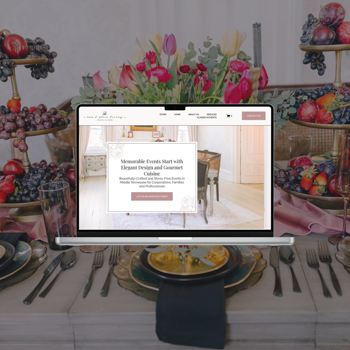 Rose & Plum Website Mockups1
