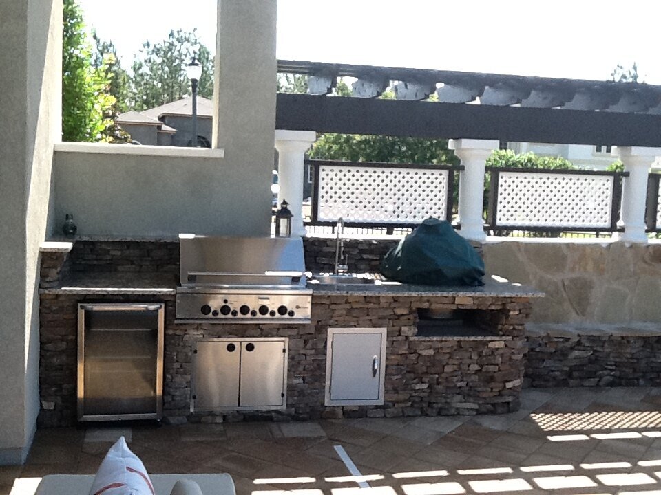 Fleming Island outdoor kitchen Florida
