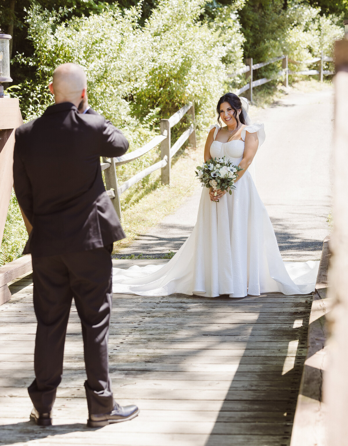 first look on the bridge at bear brook valley nj