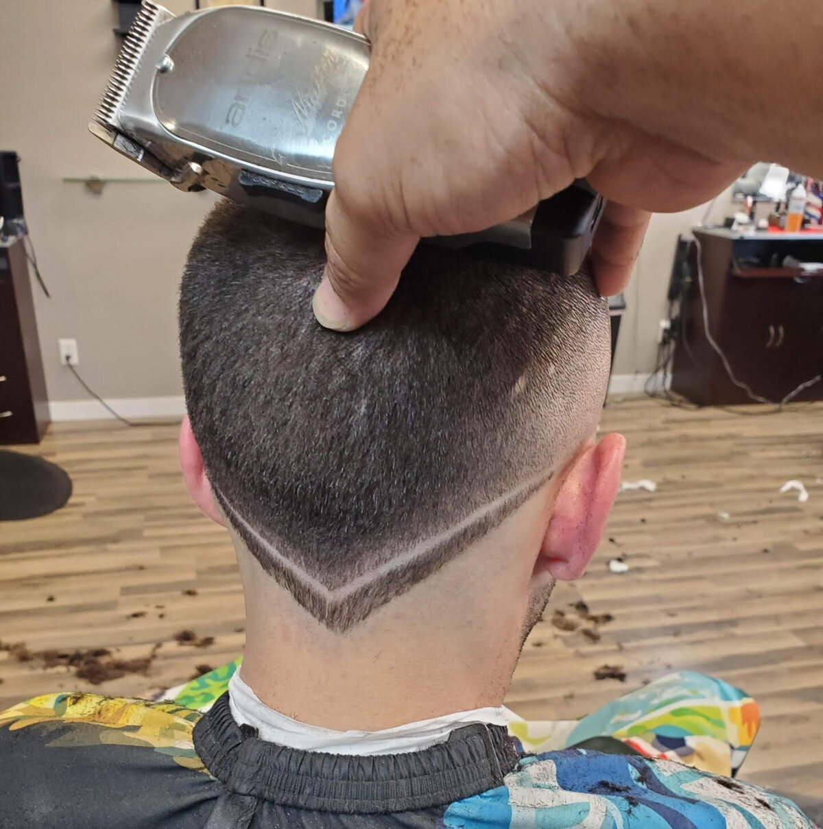 Fade with Design - Whos Your Barber in Venice Florida