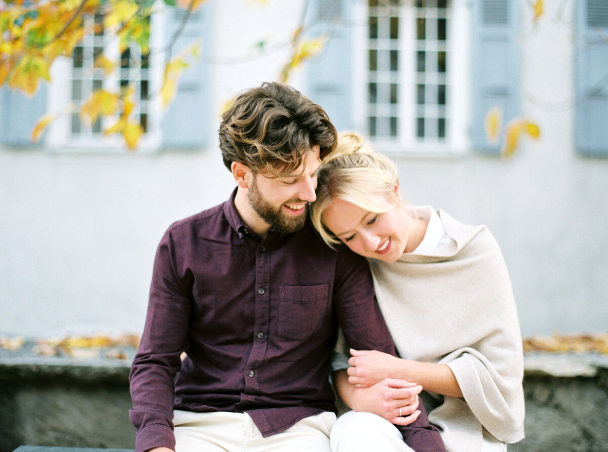 Couples photography session outdoors in Sion, Valais, Switzerland - 1