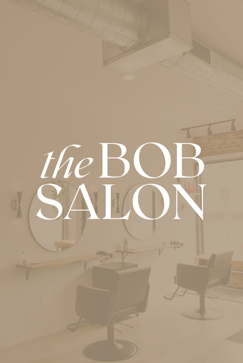 The Bob Salon Branding3