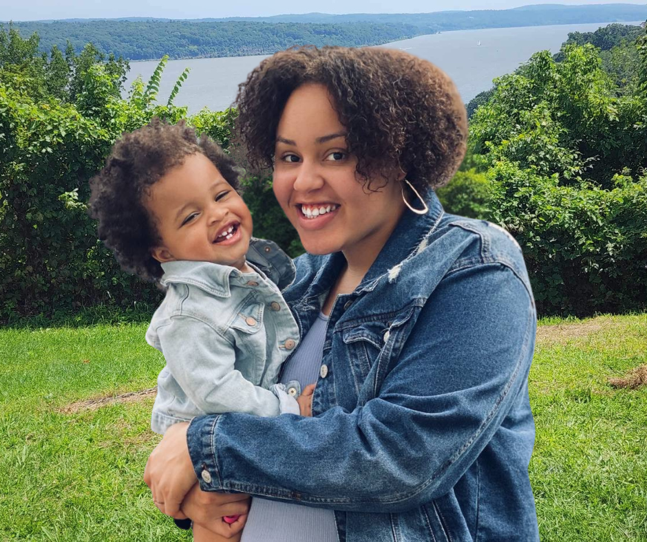 Mommy and toddler girl