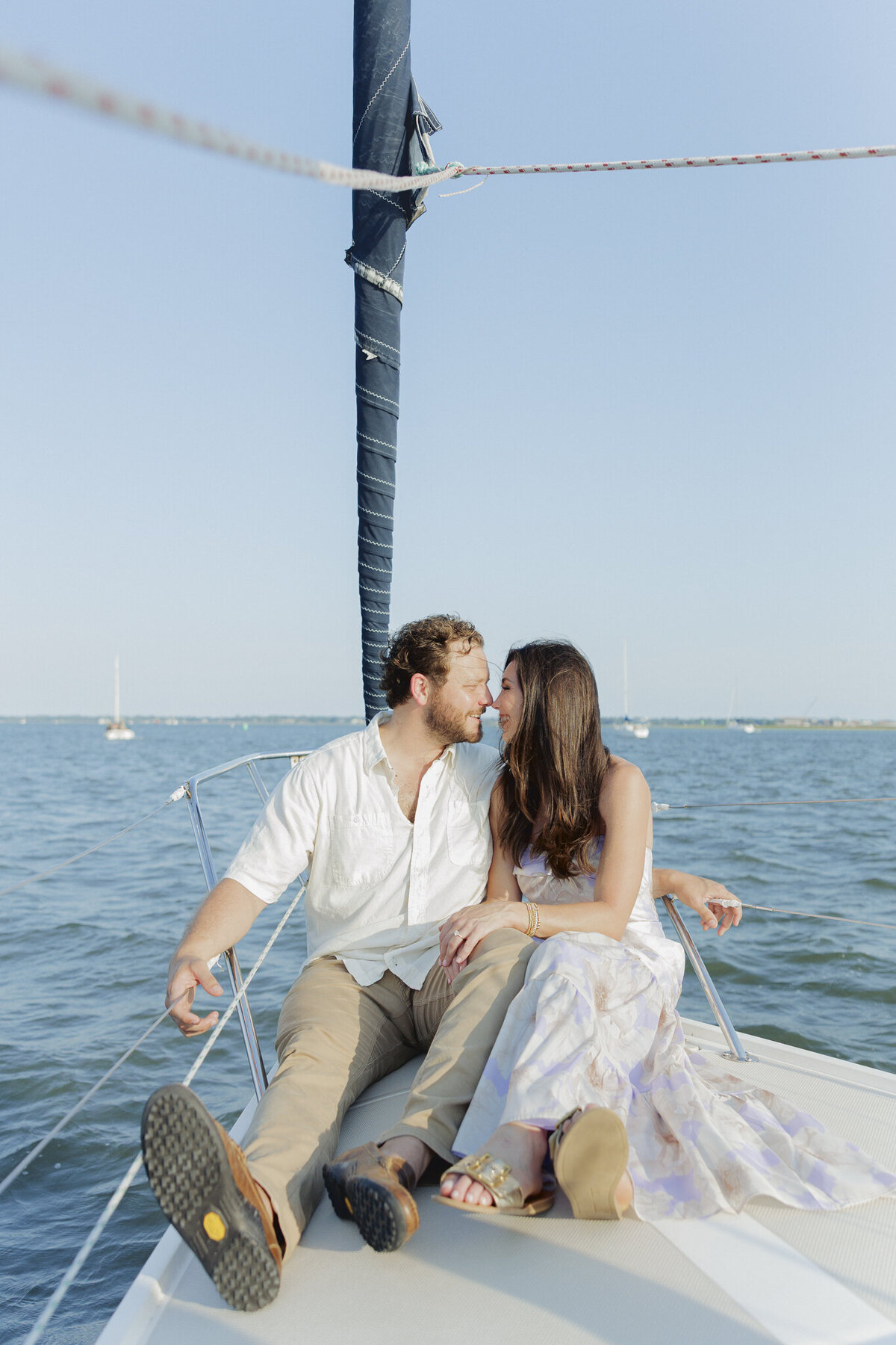 Alex & Eli Charleston Sailboat Engagement Session-18