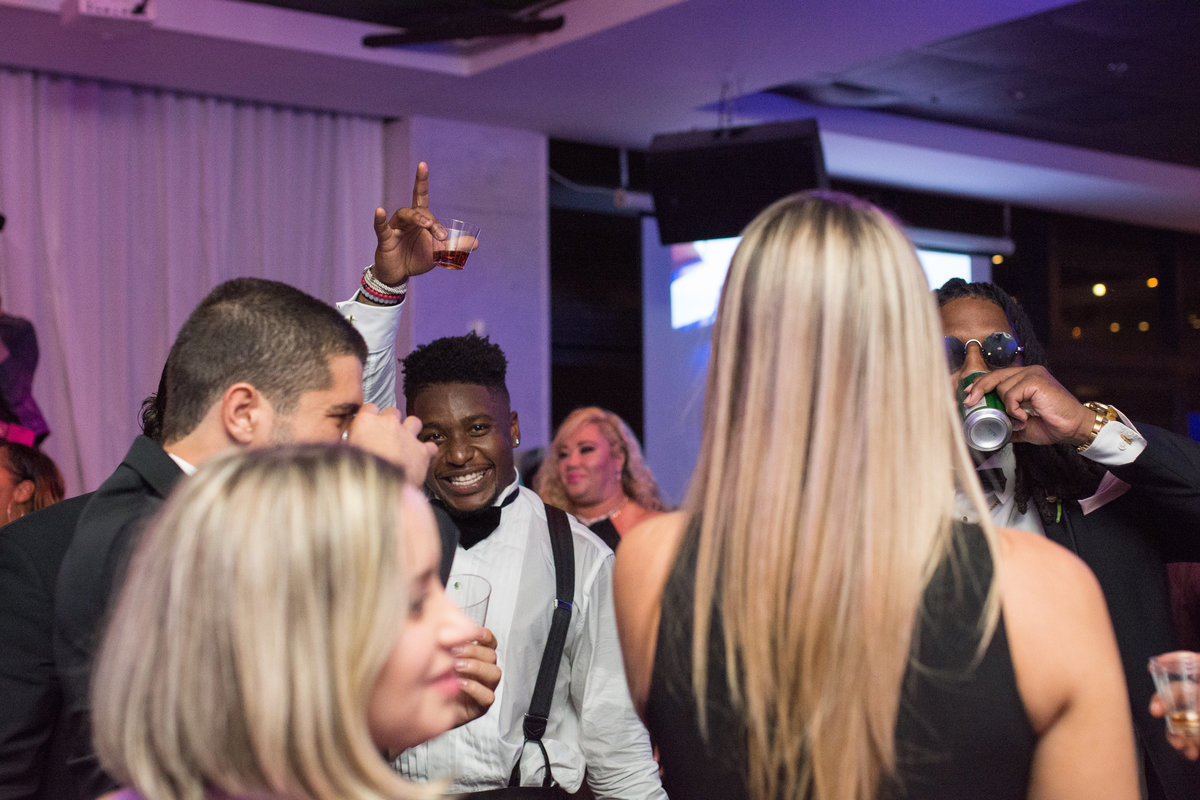 NFL Miami Dolphins Brandon Radcliff ShaKyra Radcliff Briza on the Bay Wedding Andrea Arostegui Photography-311
