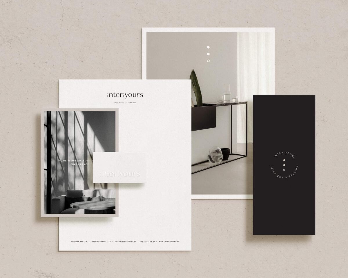 Grafisch ontwerp briefpapier en visitekaartjes