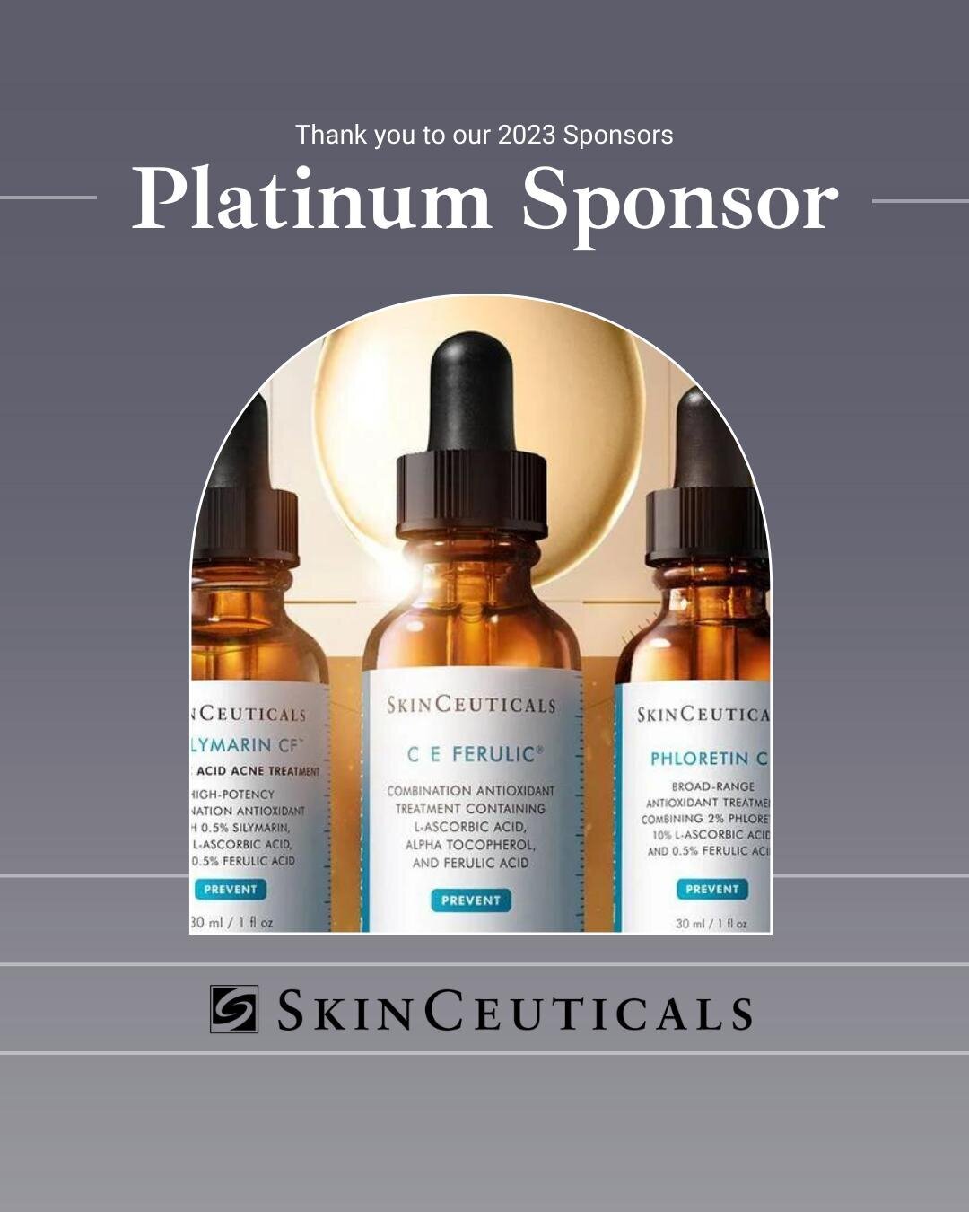 Platinum Sponsor - SkinCeuticals