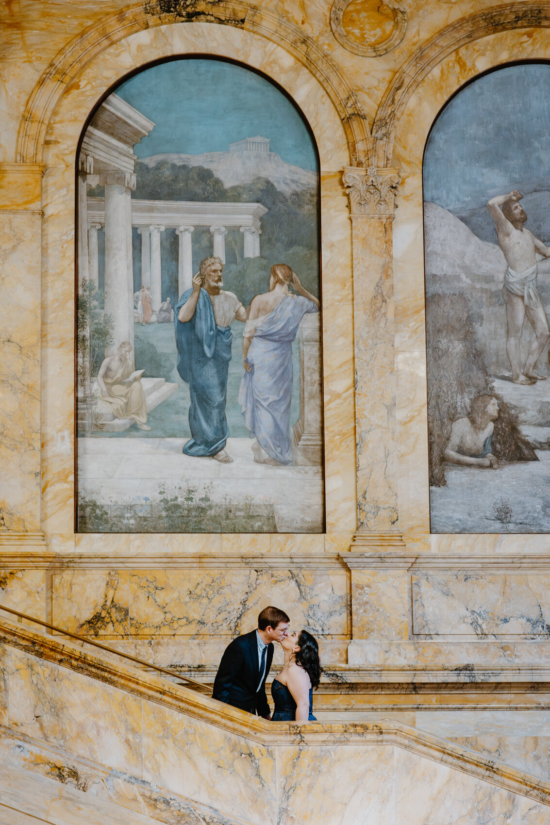 Boston Public Library Engagement Photos-Boston Wedding Photographer-18