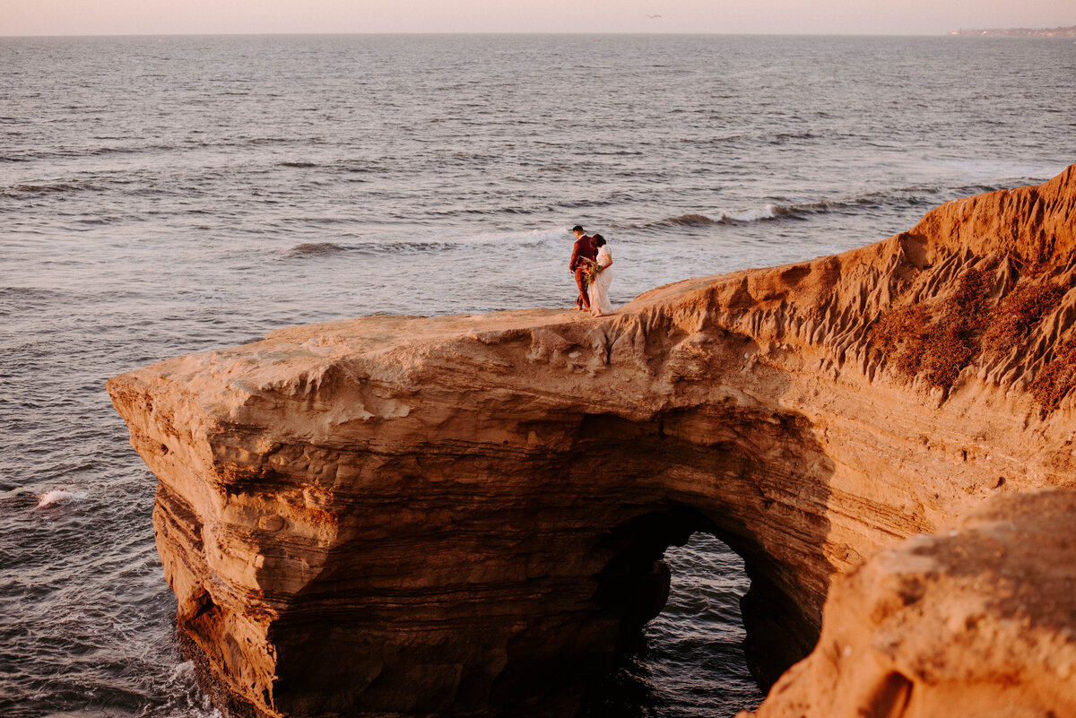 Sunset Cliffs Elopement-28