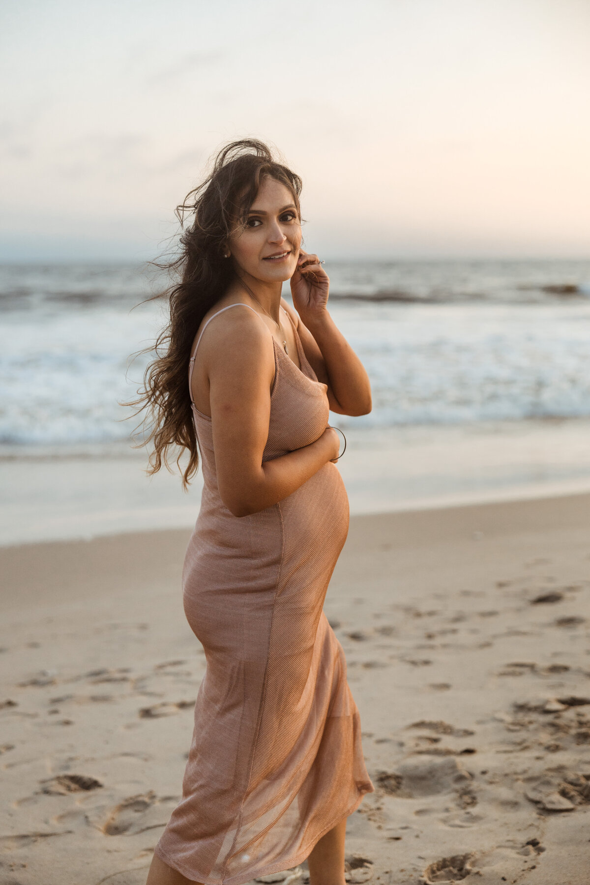 Santa Monica Beach Maternity Photography 80