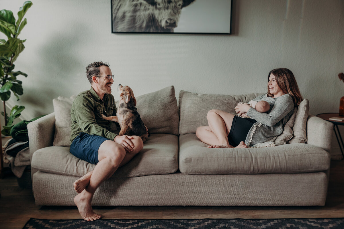 in home newborn session | lifestyle newborn photos | sarasota newborn photographer