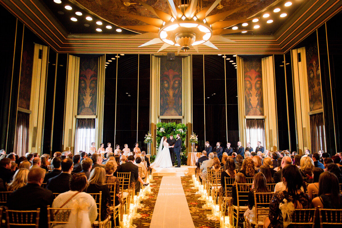 wedding ceremony in the urban room at omni