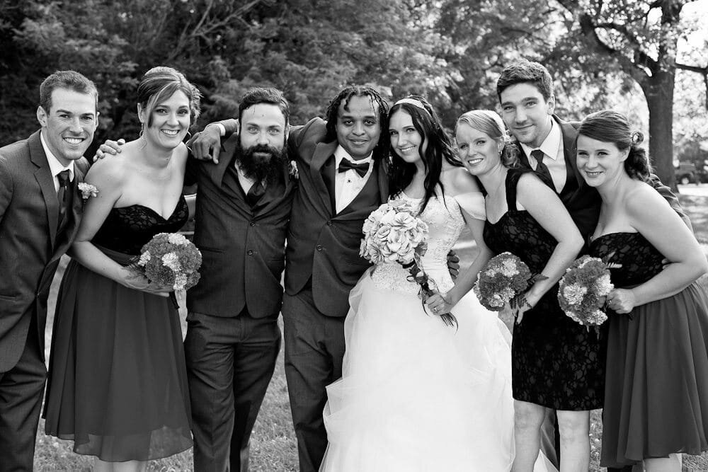 Wedding Party Group Portrait