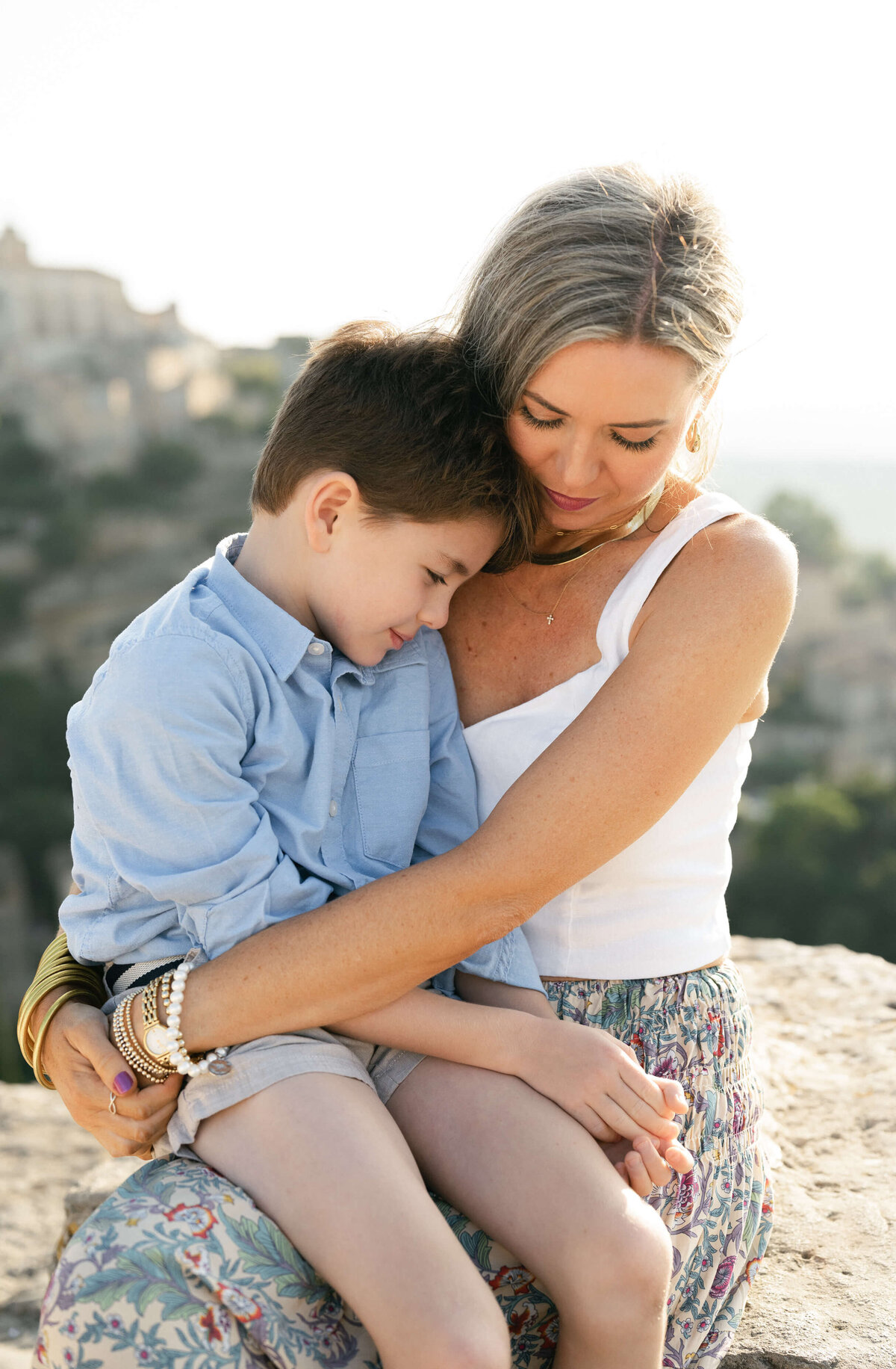 Mother and son photography