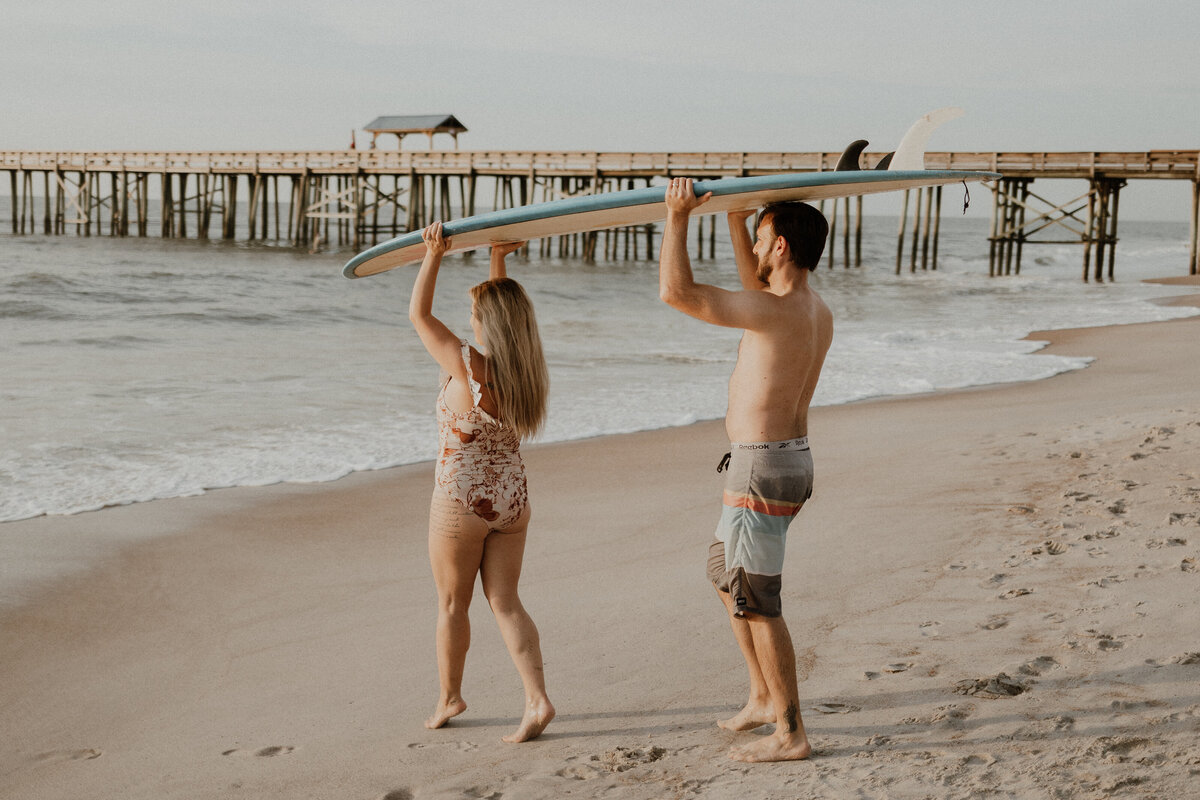 Amelia Island - Surf Couple Photoshoot-239