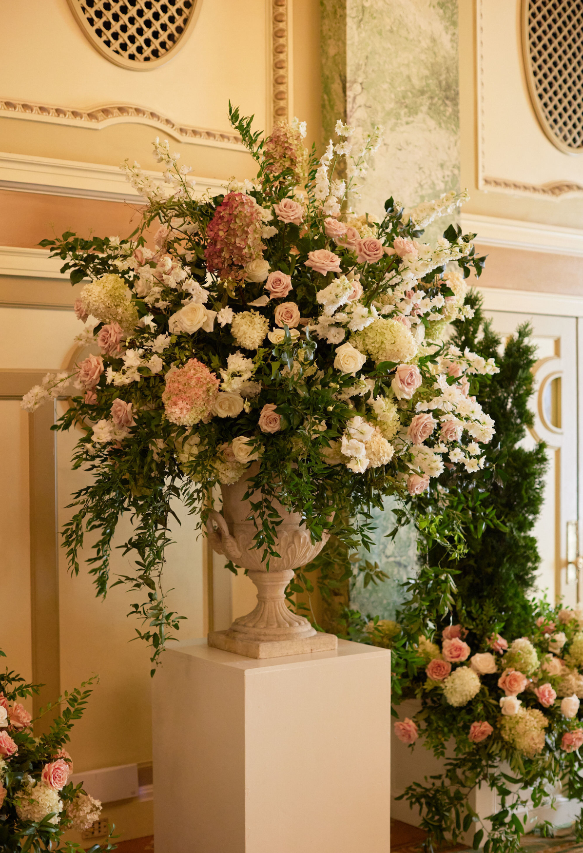 The photo was taken at The Willard Intercontinental in Washington D.C., a top wedding venue and hotel in the area