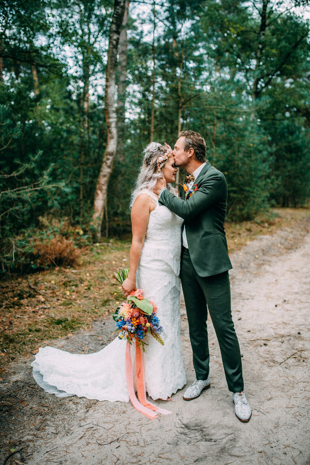 Bruiloft Marlous & Michael - Pink Wedding - Te Leuk Trouwen- Romy Dermout Photography-225