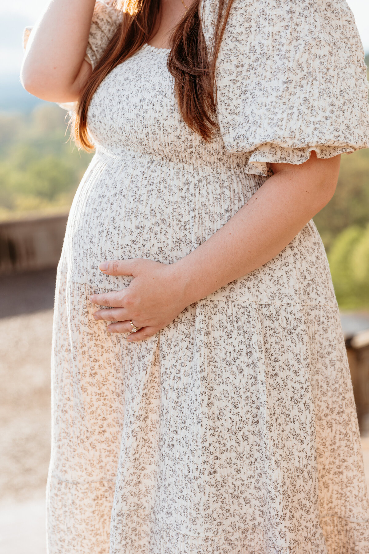 Biltmore Estate Maternity photo session photographed by Asheville Maternity and Newborn Photographer Rachel Marie Photography