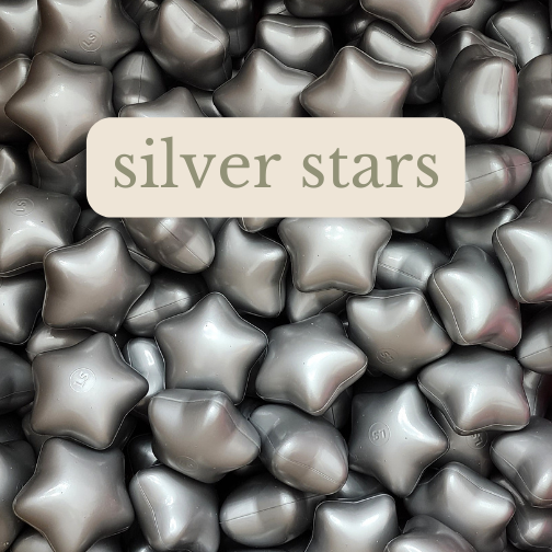 Balls - silver stars (504 × 504 px)