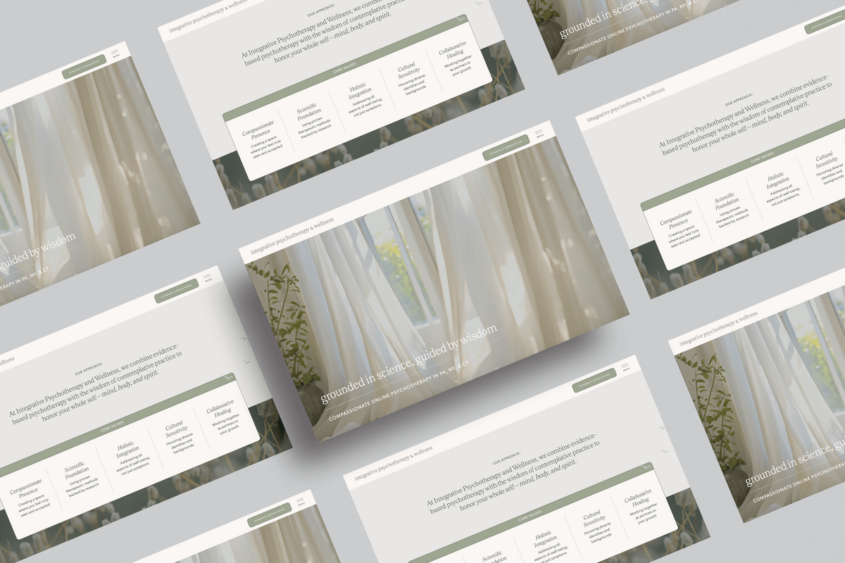 Desktop mockups