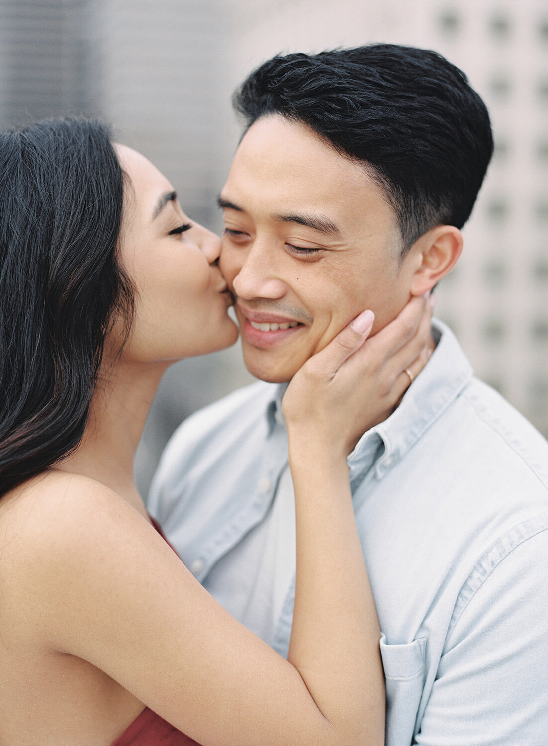 Seattle City Engagement Session on Film - Tetiana Photography - D&AJ - 8