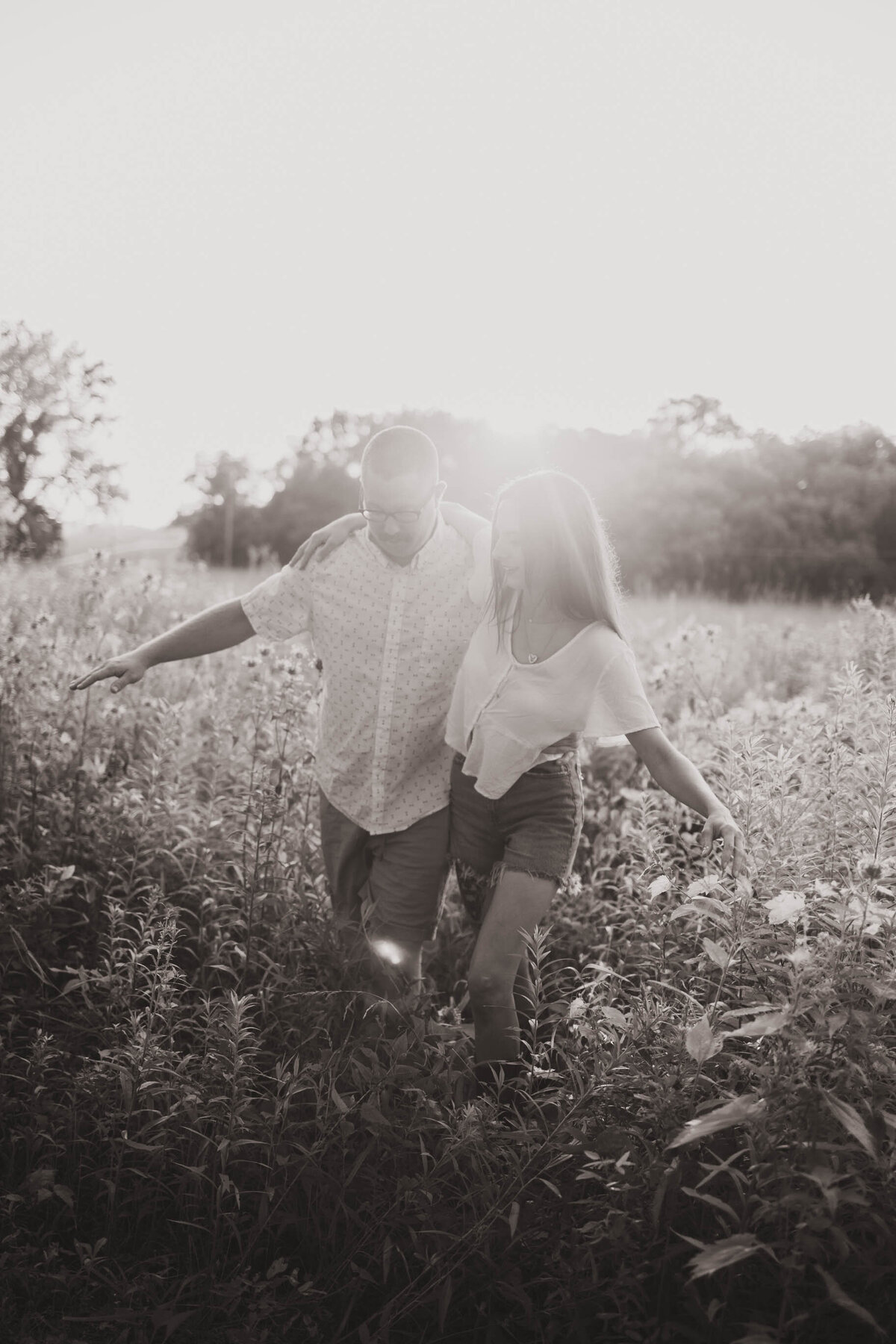 Romantic Summer Engagment Defiance Missouri  (3)
