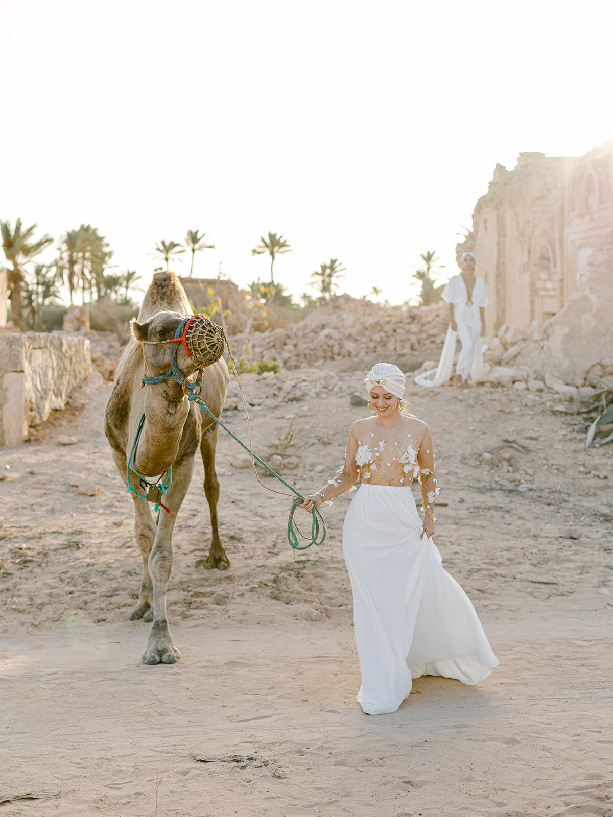 Oriental mystery fashion shoot at palais Ben Ayed - Tunisia - Veronique Lorre Destination artistic direction florist21