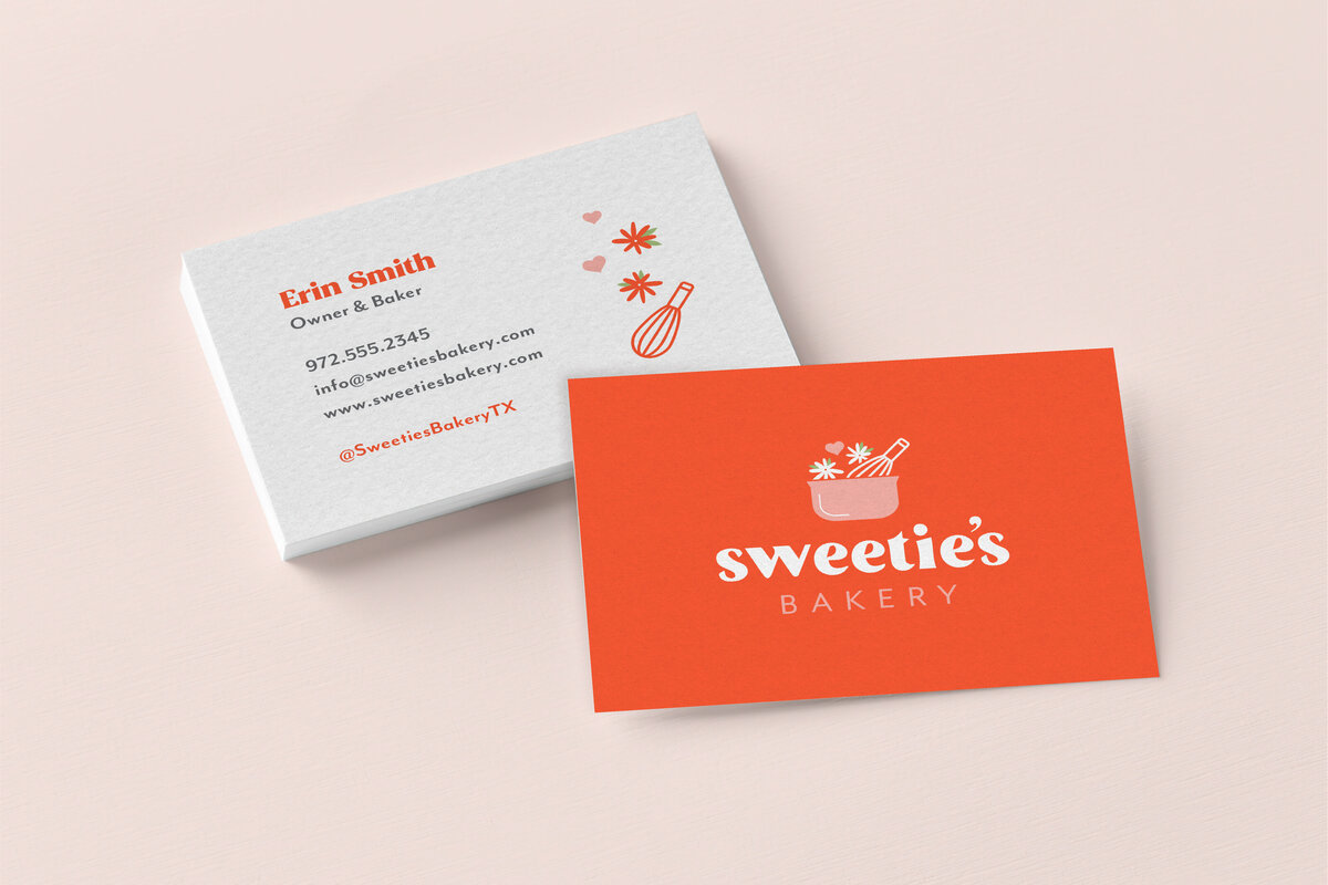 Sweeties Business Card Concept Mockup 2