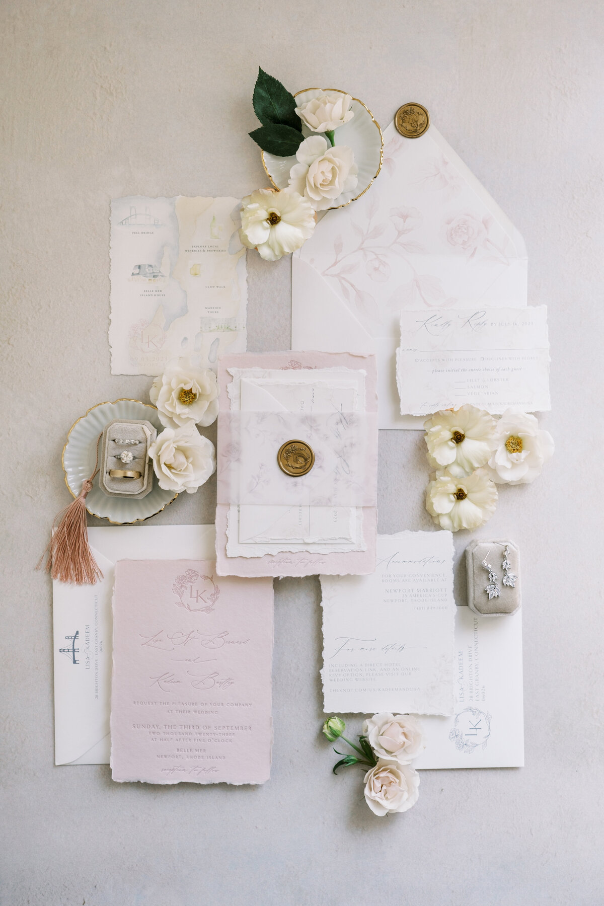 Blush-Wedding-Invitations-CT-Wedding-Sarah-Brehant-Events