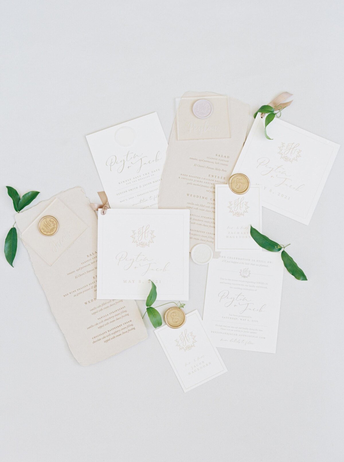 organic-wedding-program-menus
