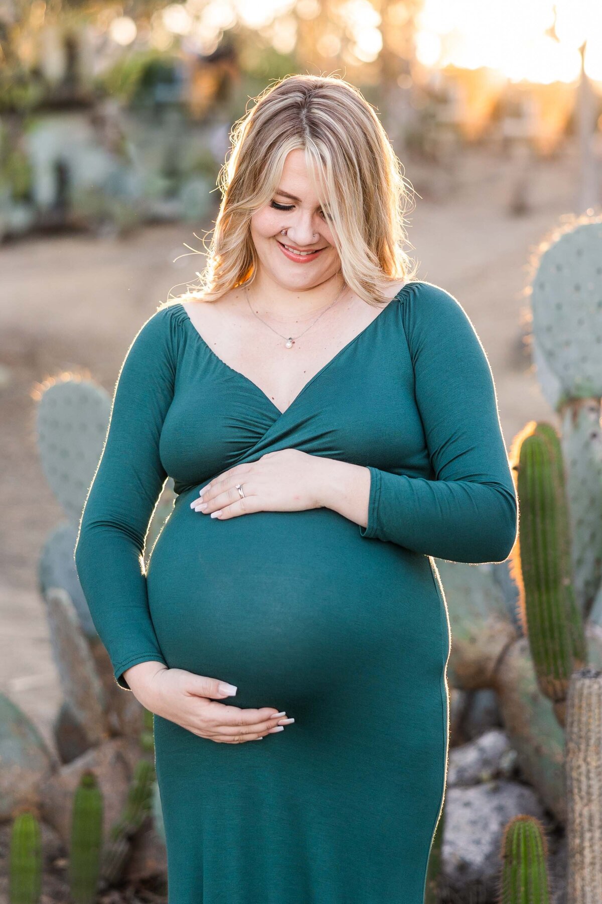 balboa-park-cactus-garden-maternity-photo-session-mother