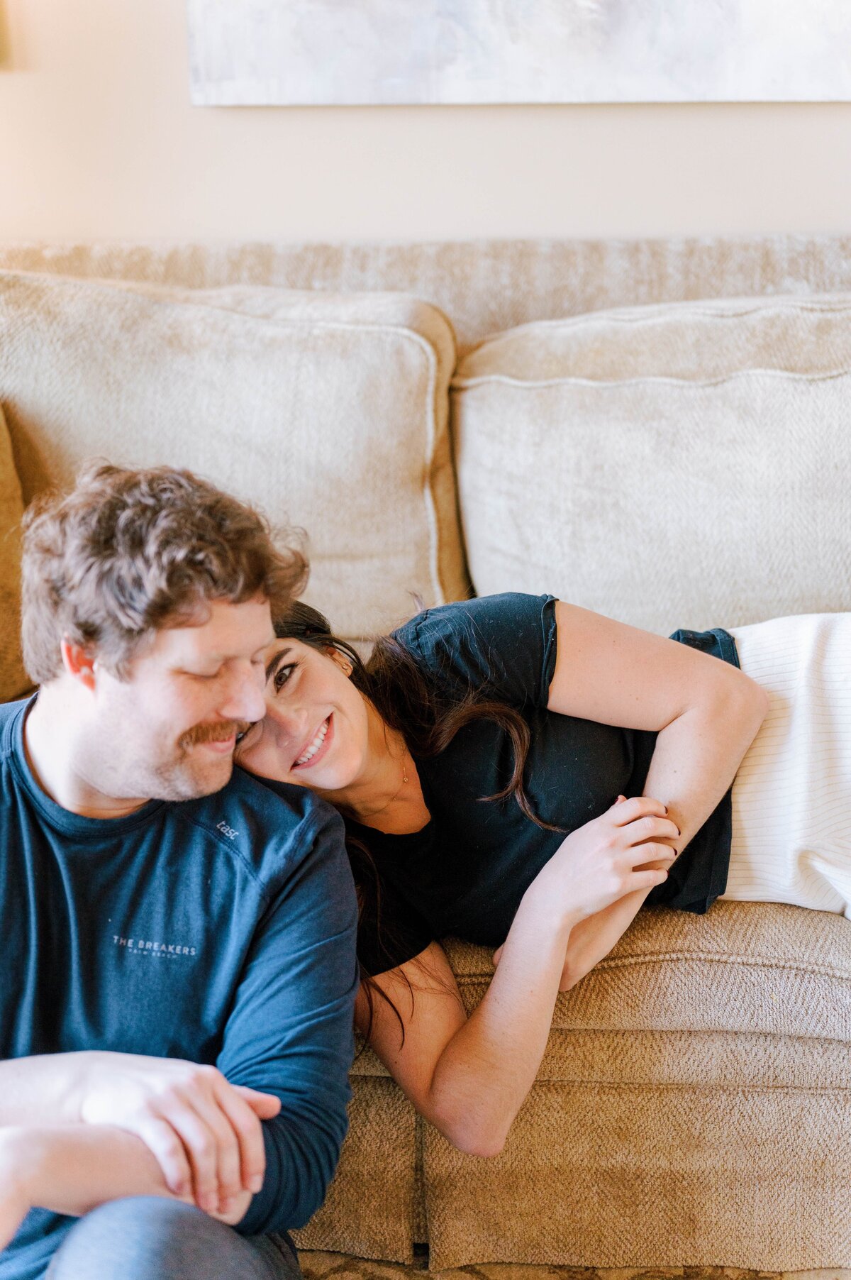 Jamie & Will Blowing Rock NC Winter Engagement Session_0704