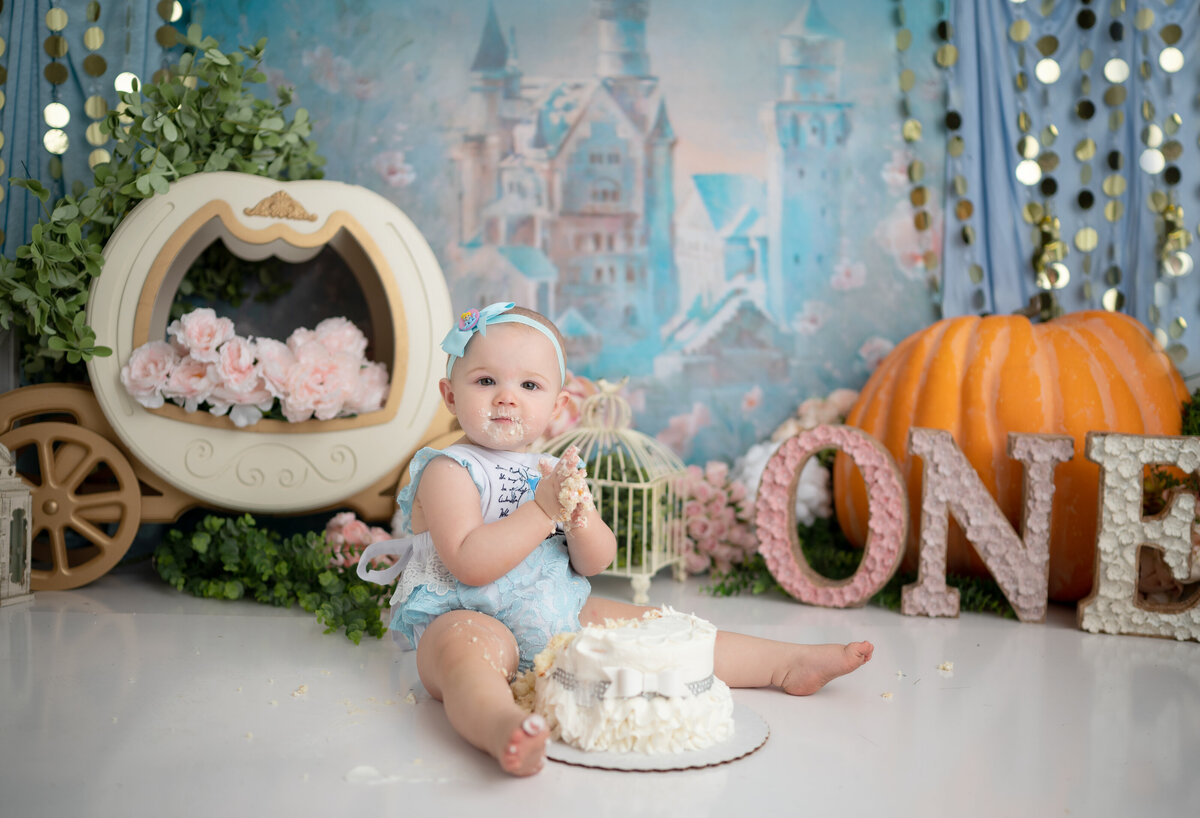 cinderella one year cake smash