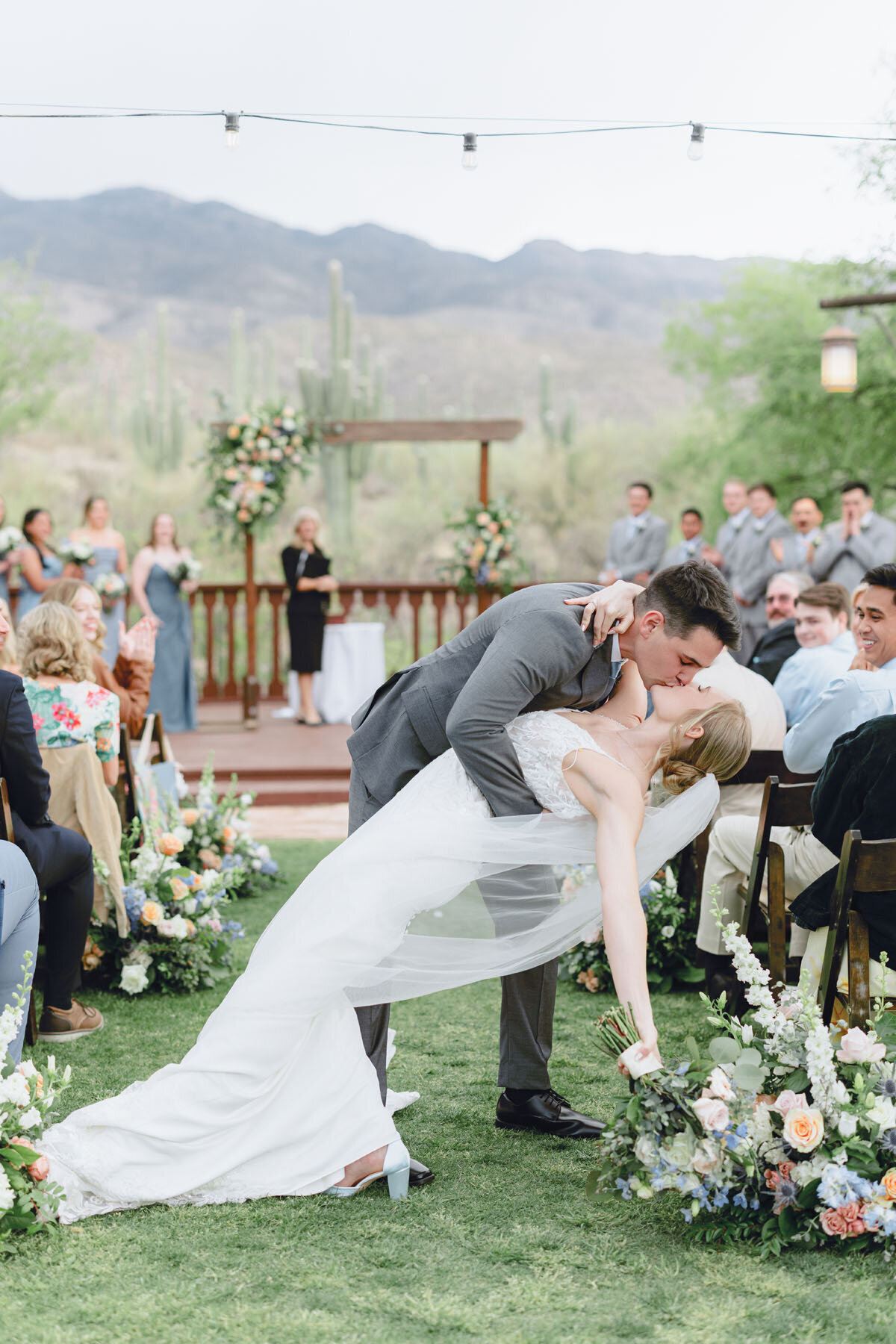 Tanque Verde Ranch Tucson ranch wedding in natural desert light